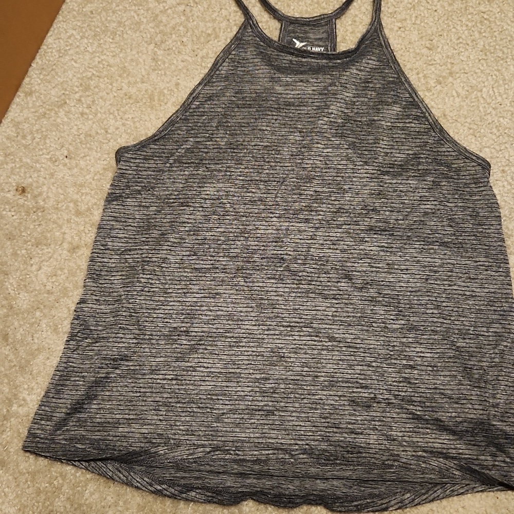 Old Navy Shirt Womens Size S Active Racerback Tank Top Straps